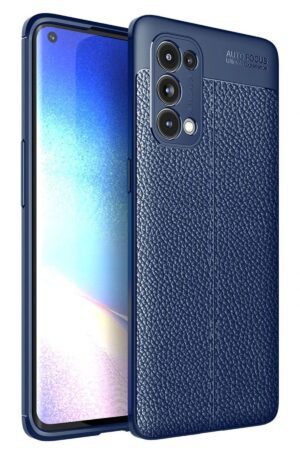 Oppo Reno 5 Pro Kılıf Auto Focus Kapak - Lacivert-(5796)