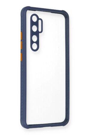 Xiaomi Mi Note 10 Lite Kılıf Miami Şeffaf Silikon - Gri-(5796)