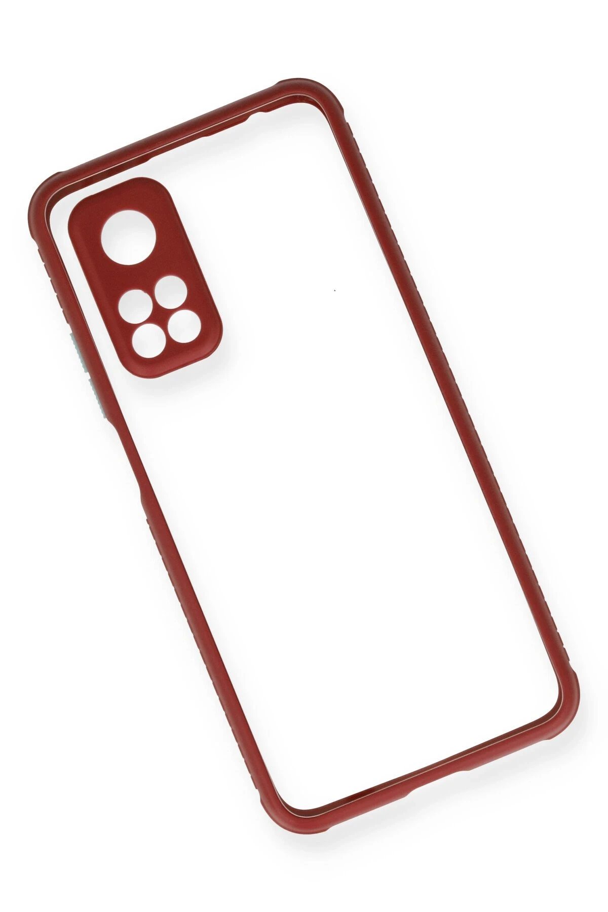 Xiaomi Mi 10T Pro Kılıf Miami Şeffaf Silikon - Fuşya-(5796) - Görsel 3