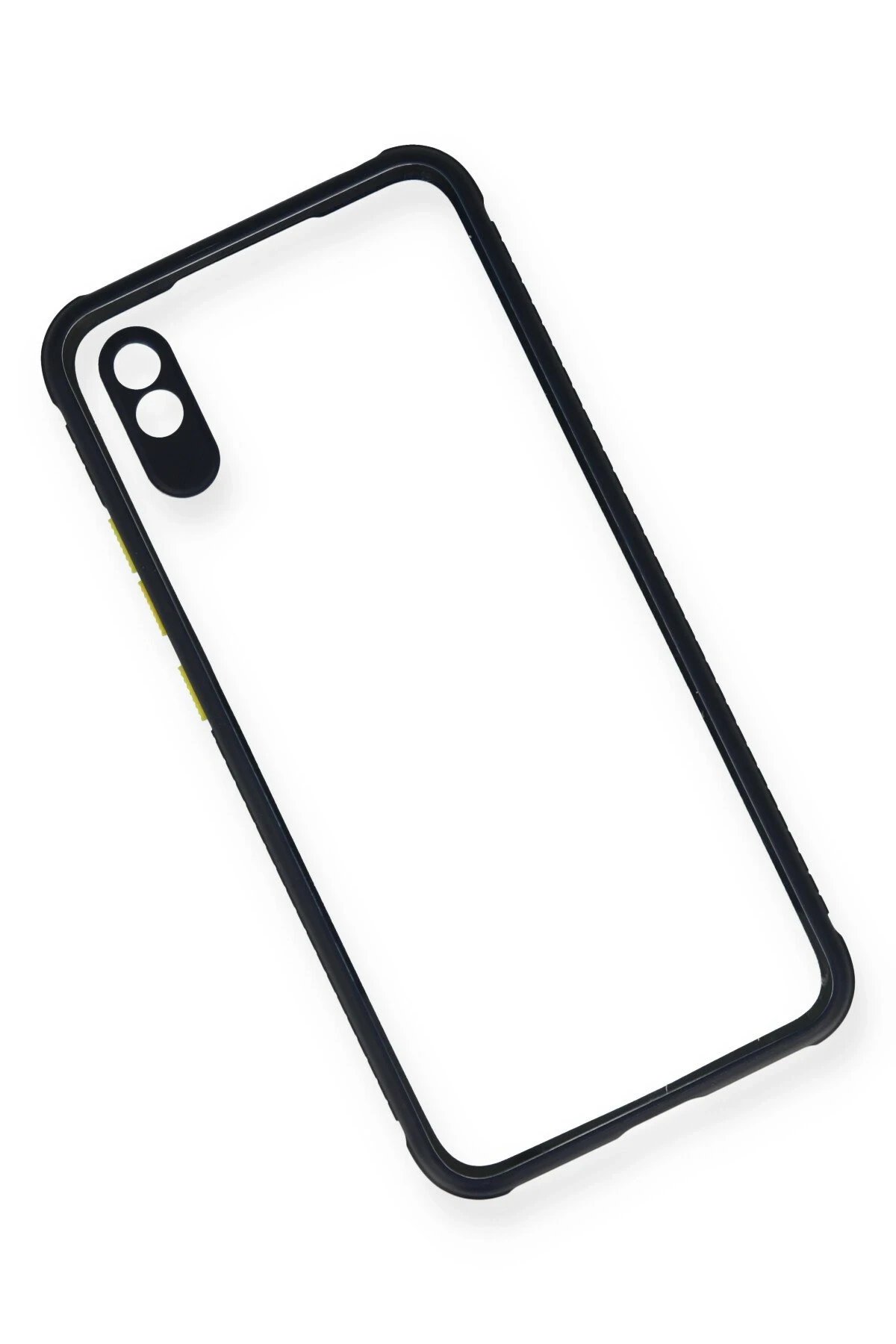 Xiaomi Redmi 9A Kılıf Miami Şeffaf Silikon - Lacivert-(5796) - Görsel 3