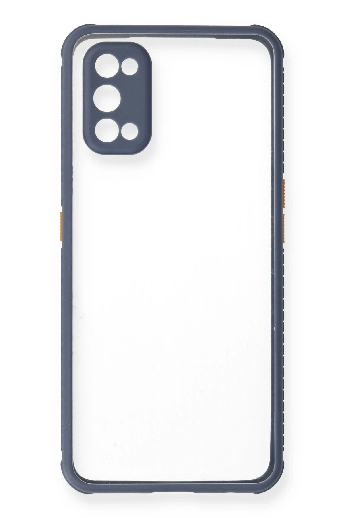 Realme 7 Pro Kılıf Miami Şeffaf Silikon - Gri-(5796) - Görsel 2