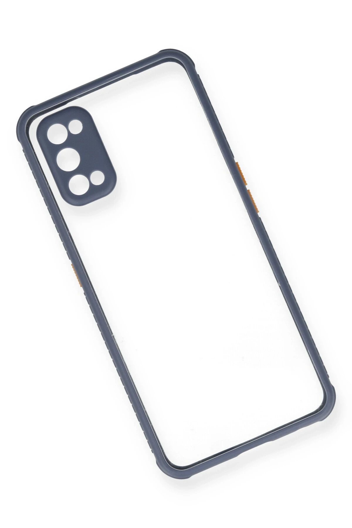 Realme 7 Pro Kılıf Miami Şeffaf Silikon - Gri-(5796) - Görsel 3