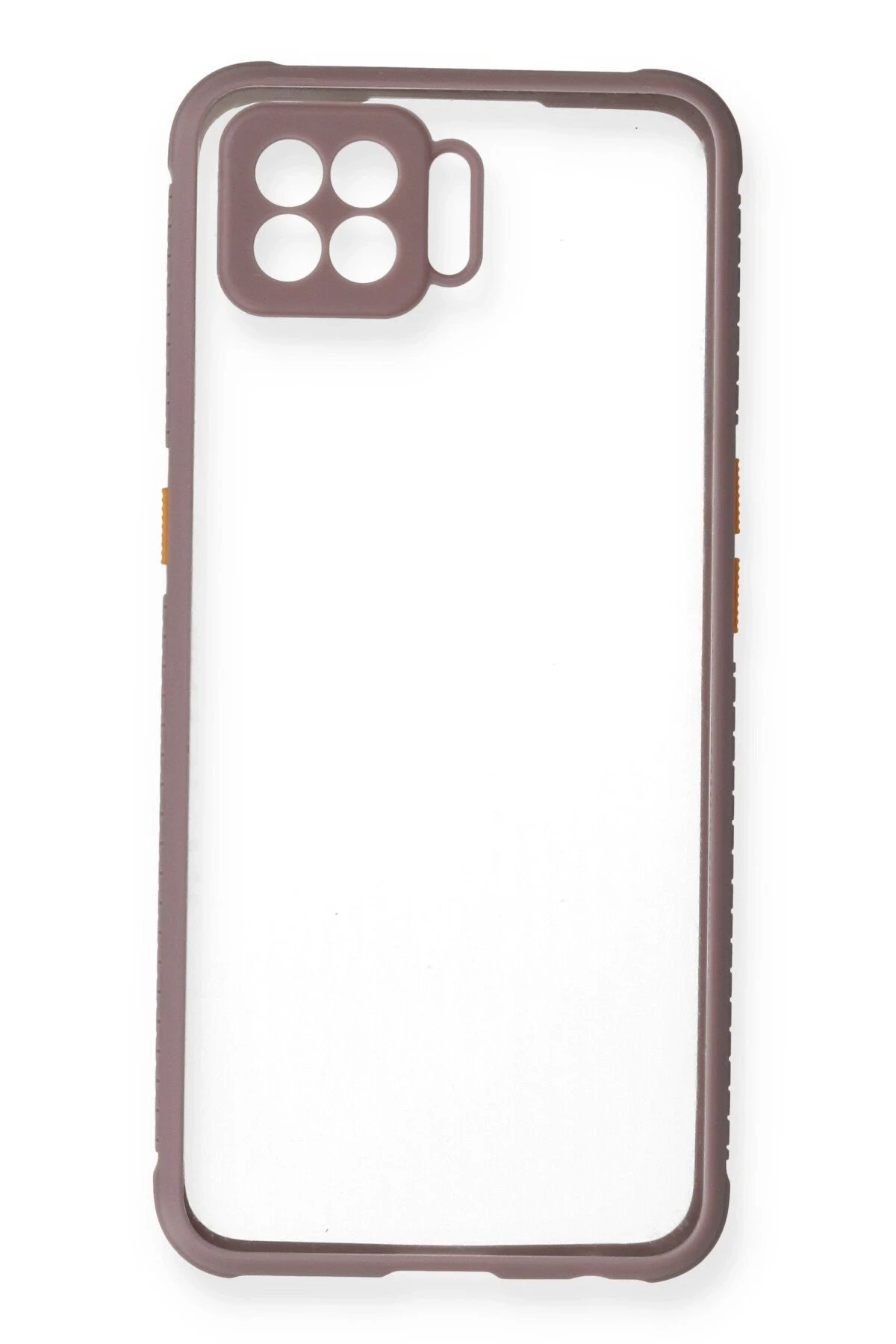 Oppo A73 Kılıf Miami Şeffaf Silikon - Açık Mor-(5796) - Görsel 2