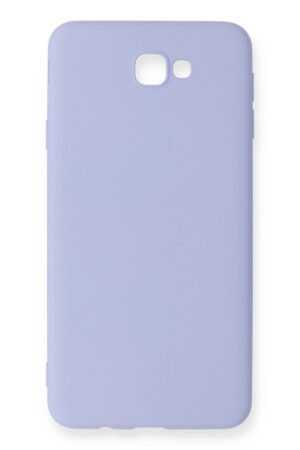 Samsung Galaxy J7 Prime Kılıf Nano içi Kadife Silikon - Lila-(5796)