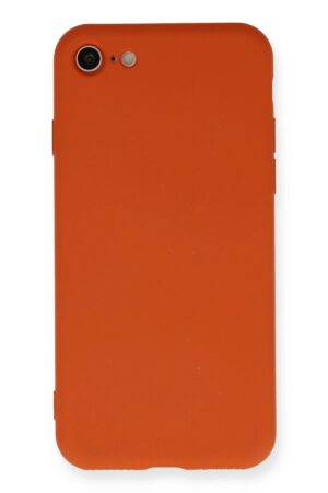 iPhone 7 Kılıf Nano içi Kadife Silikon - Kırmızı-(5796)