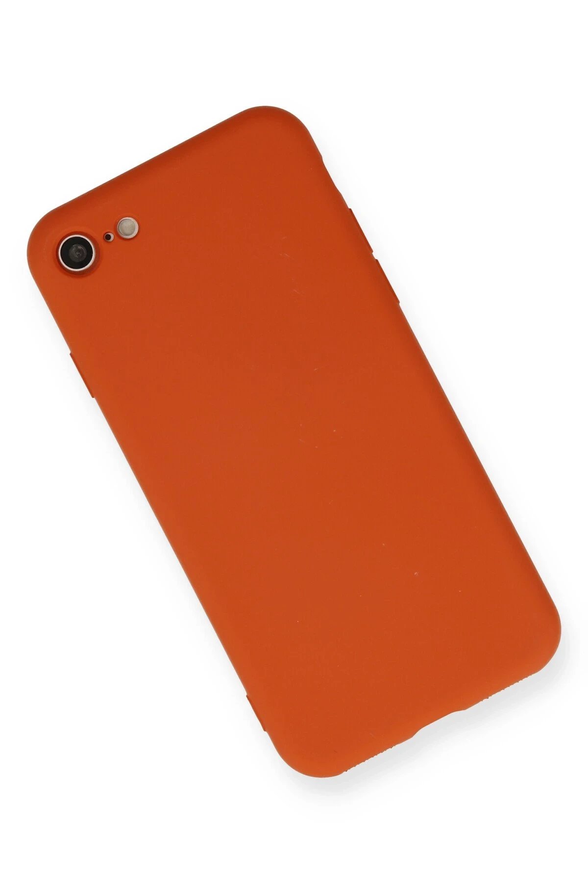 iPhone 7 Kılıf Nano içi Kadife Silikon - Kırmızı-(5796) - Görsel 2