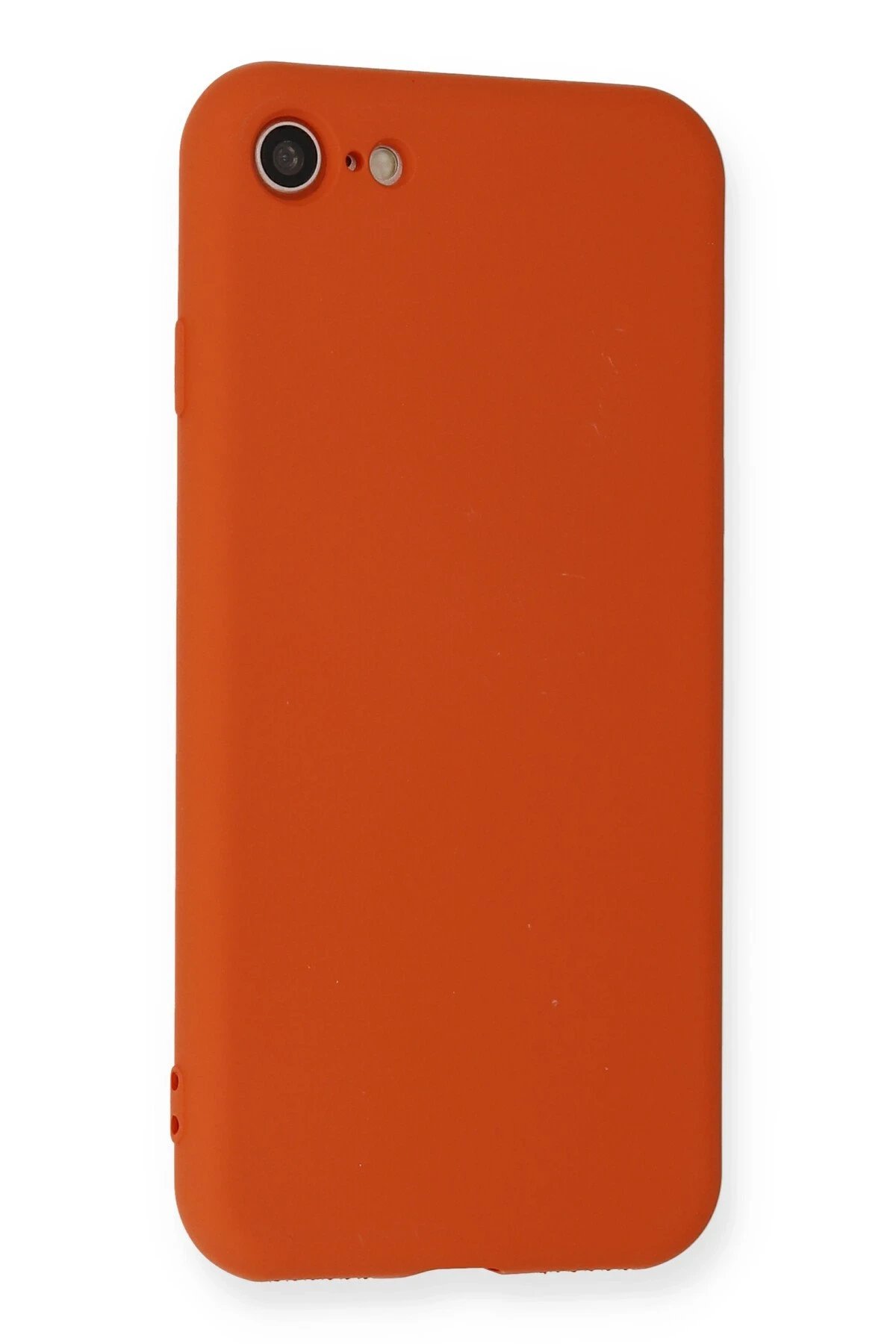 iPhone 7 Kılıf Nano içi Kadife Silikon - Kırmızı-(5796) - Görsel 3