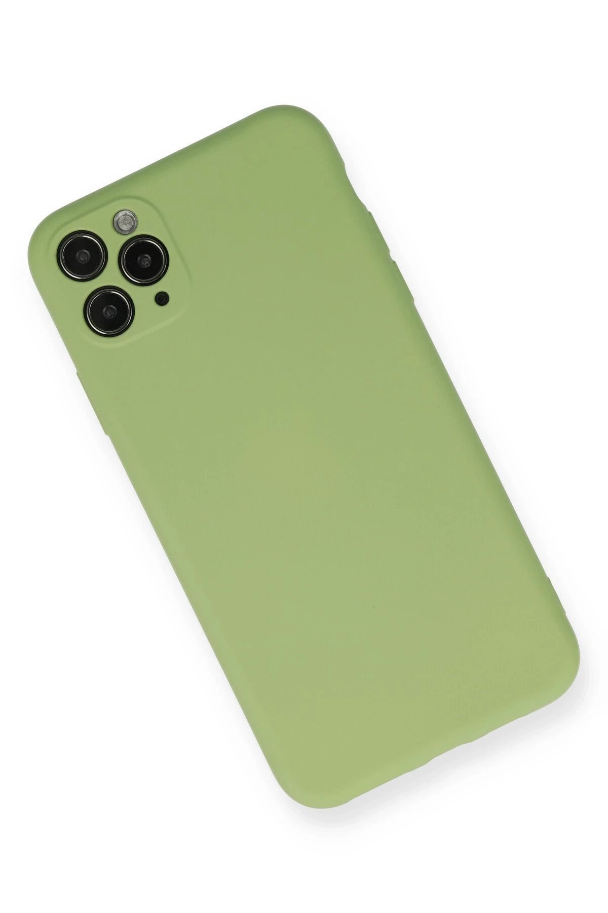 iPhone 11 Pro Max Kılıf Nano içi Kadife Silikon- Yeşil-(5796) - Görsel 2