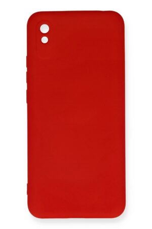 Xiaomi Redmi 9A Kılıf Nano içi Kadife Silikon - Kırmızı-(5796)