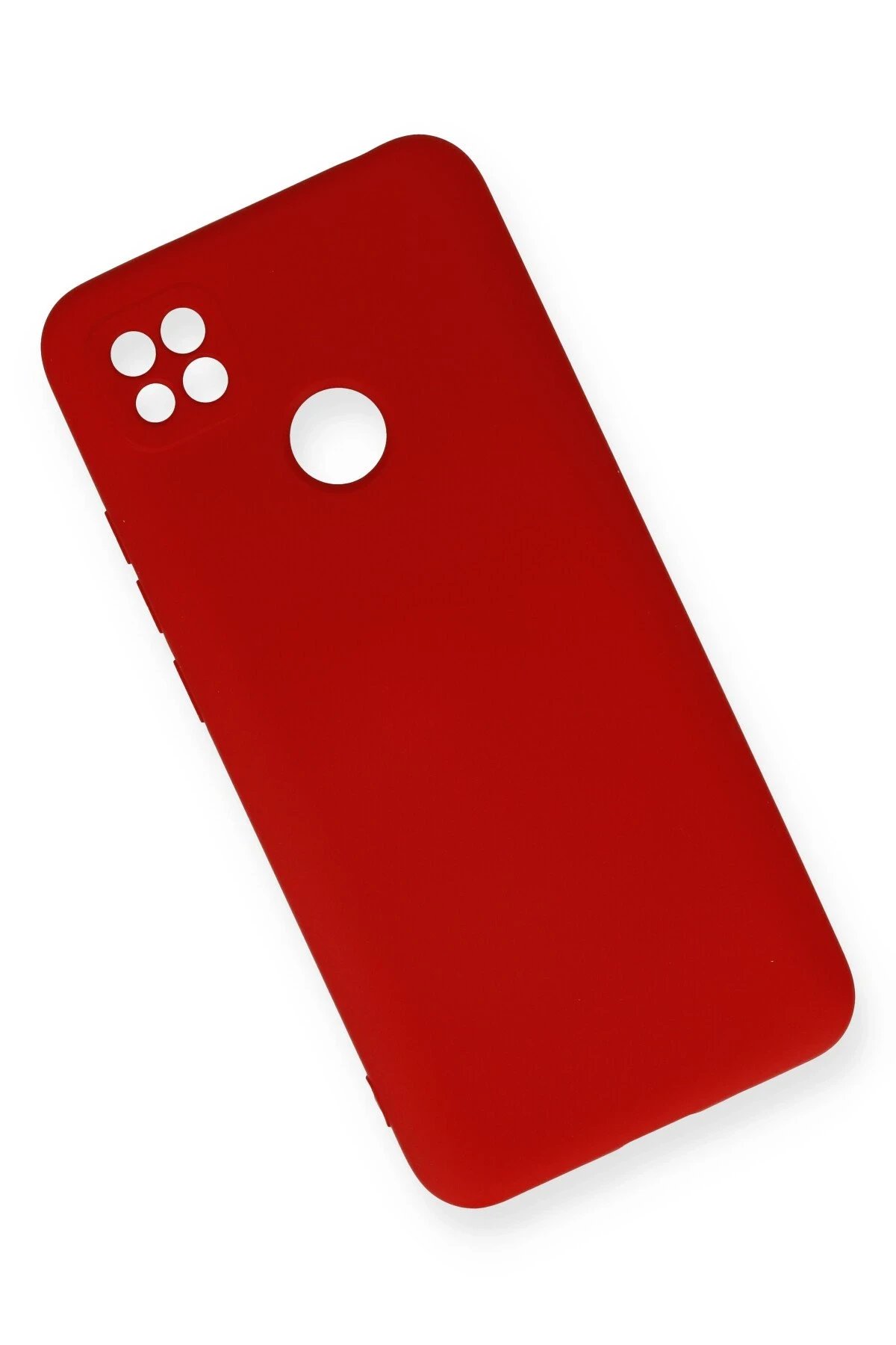 Xiaomi Redmi 9C Kılıf Nano içi Kadife Silikon - Kırmızı-(5796) - Görsel 2