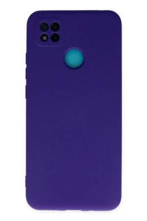 Xiaomi Redmi 9C Kılıf Nano içi Kadife Silikon - Mor-(5796)