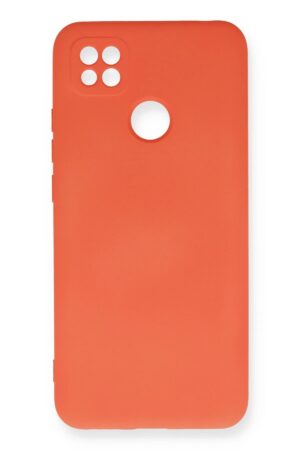 Xiaomi Redmi 9C Kılıf Nano içi Kadife Silikon - Turuncu-(5796)