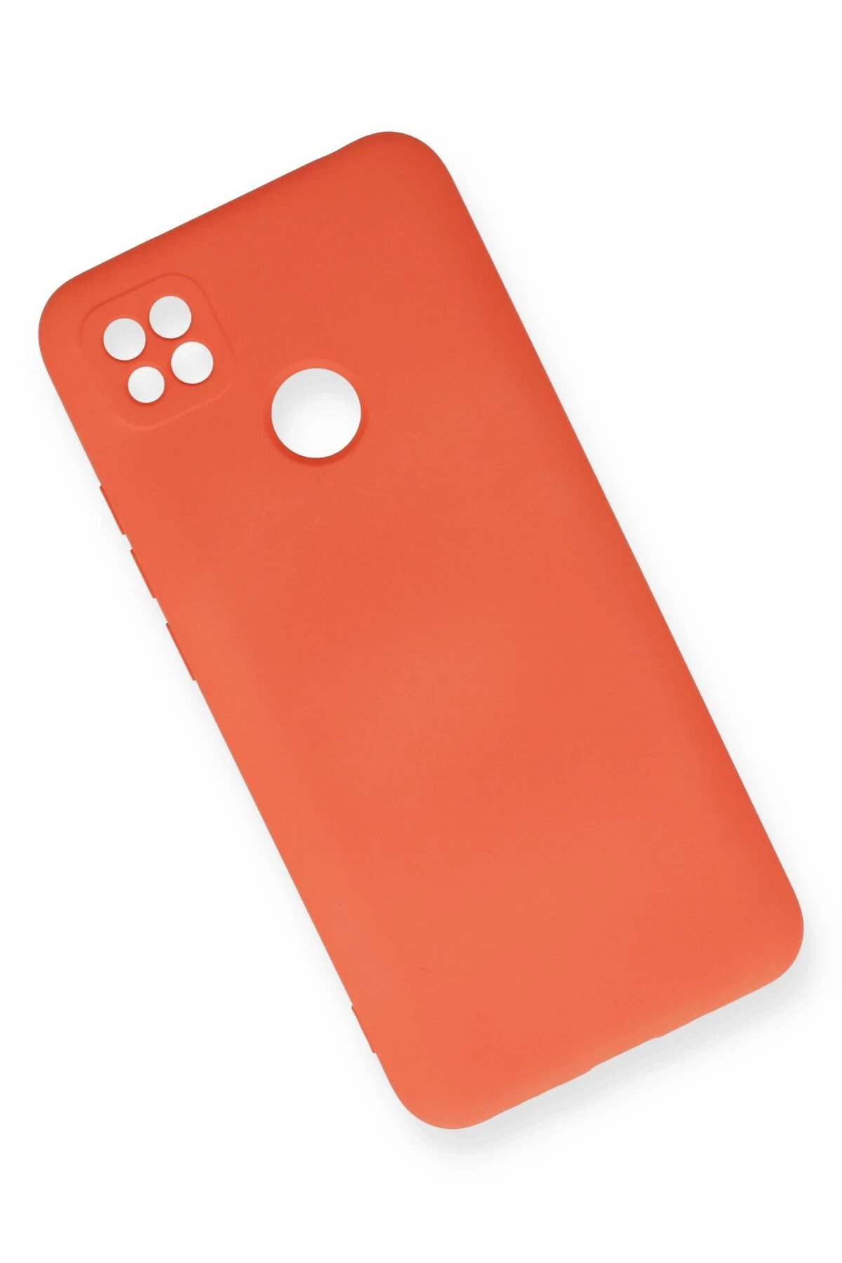 Xiaomi Redmi 9C Kılıf Nano içi Kadife Silikon - Turuncu-(5796) - Görsel 2