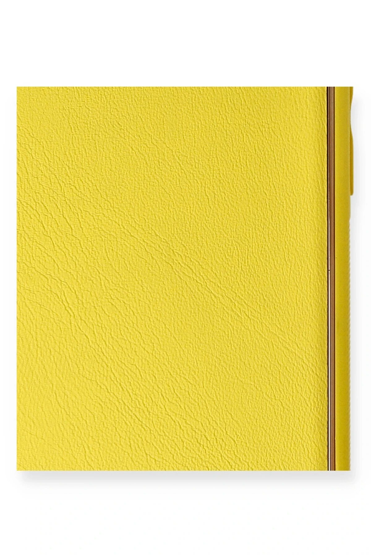 iPhone 7 Plus Kılıf Coco Deri Silikon Kapak - Sarı-(5796) - Görsel 4