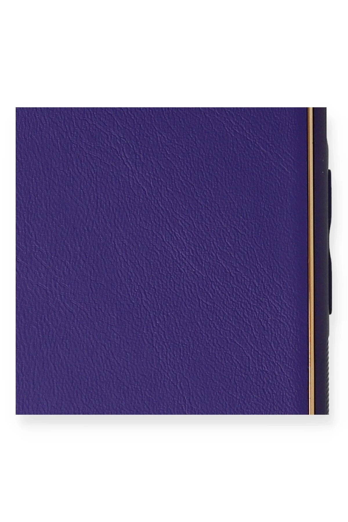 iPhone 7 Plus Kılıf Coco Deri Silikon Kapak - Mor-(5796) - Görsel 4