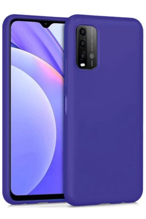 Xiaomi Redmi 9T Kılıf Nano içi Kadife Silikon - Mor-(5796)