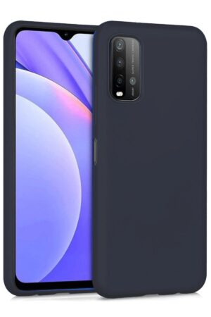 Xiaomi Redmi 9T Kılıf Nano içi Kadife Silikon - Siyah-(5796)