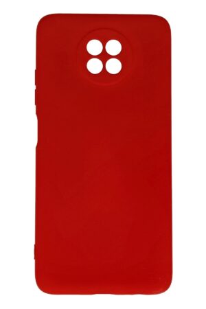 Xiaomi Redmi Note 9 5G Kılıf Nano içi Kadife Silikon - Kırmızı-(5796)