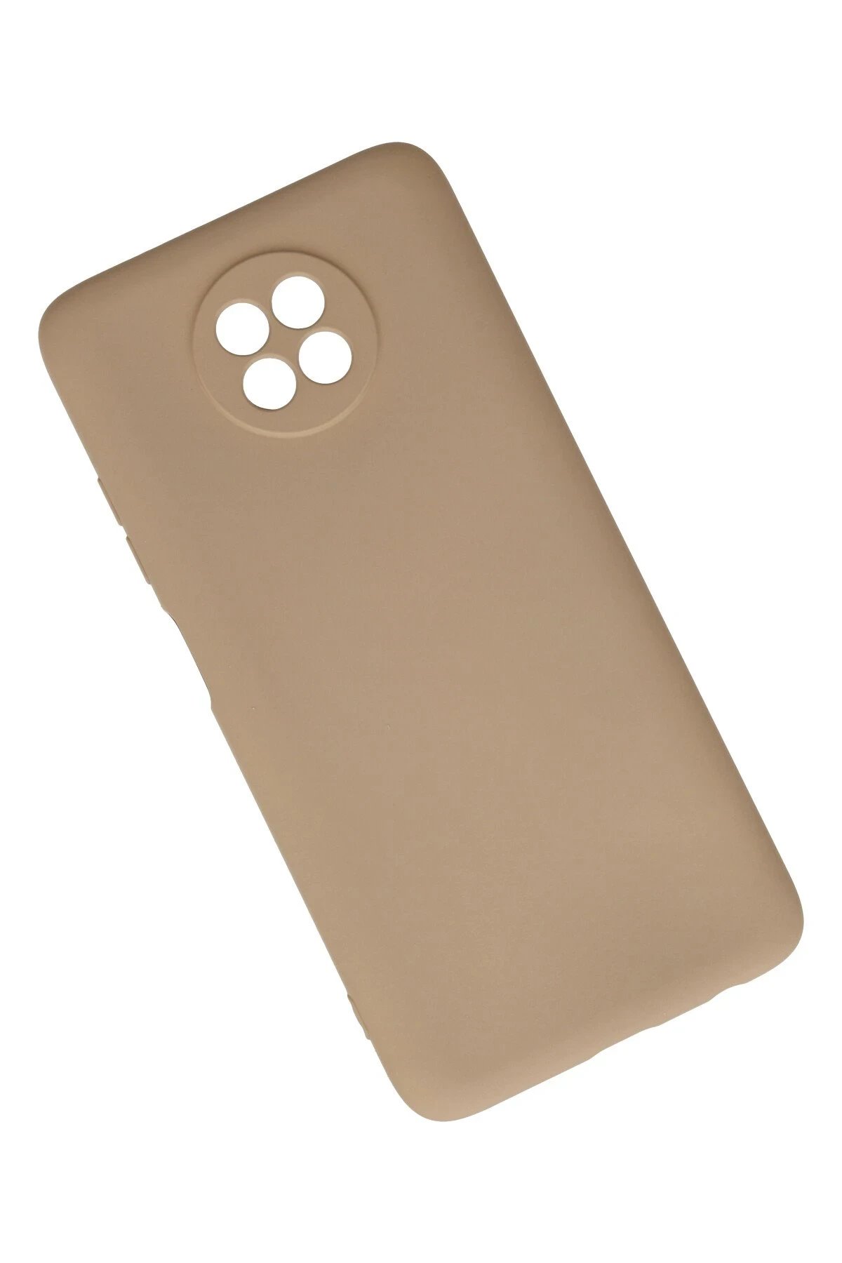 Xiaomi Redmi Note 9 5G Kılıf Nano içi Kadife Silikon - Bej-(5796) - Görsel 2