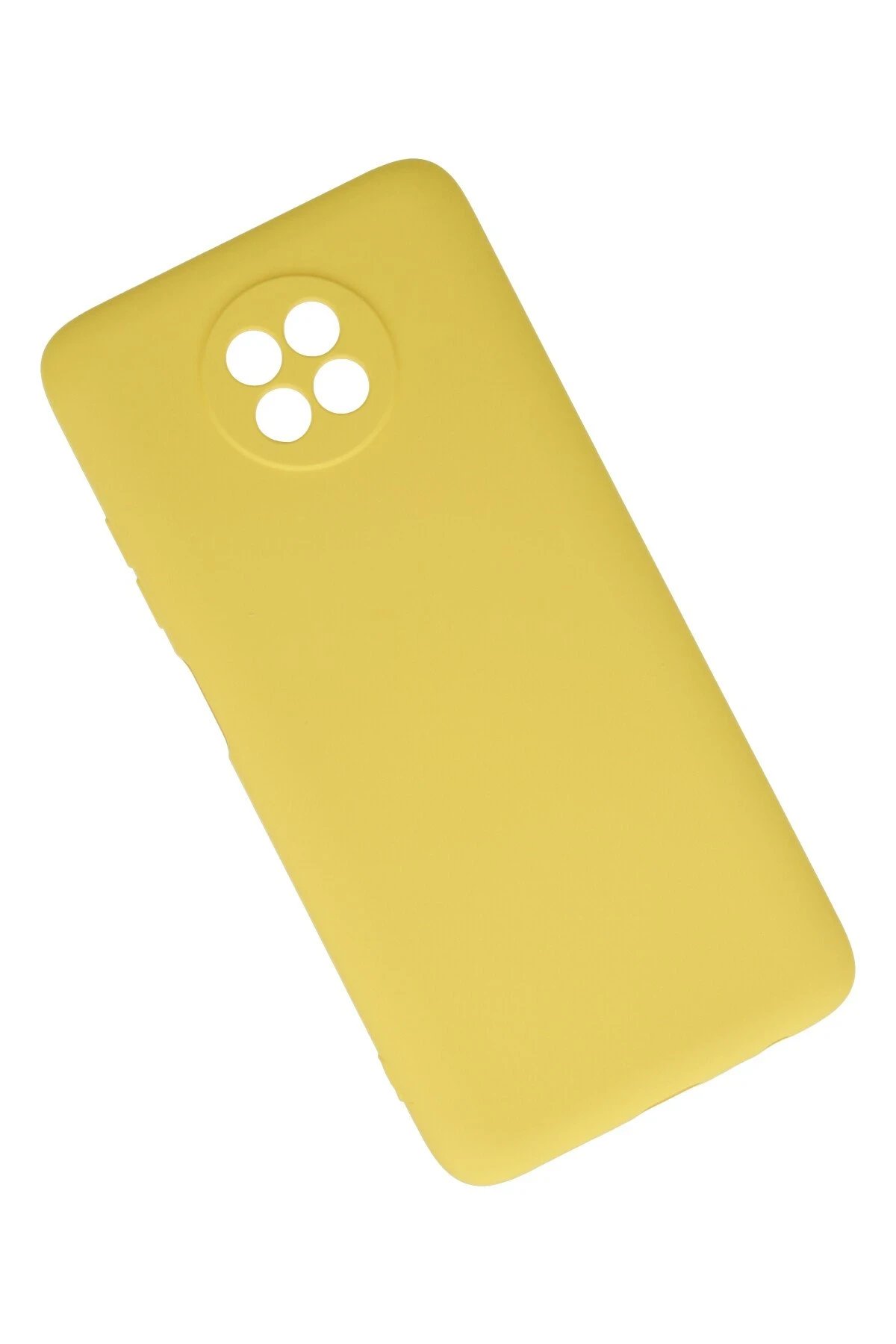 Xiaomi Redmi Note 9 5G Kılıf Nano içi Kadife Silikon - Sarı-(5796) - Görsel 2