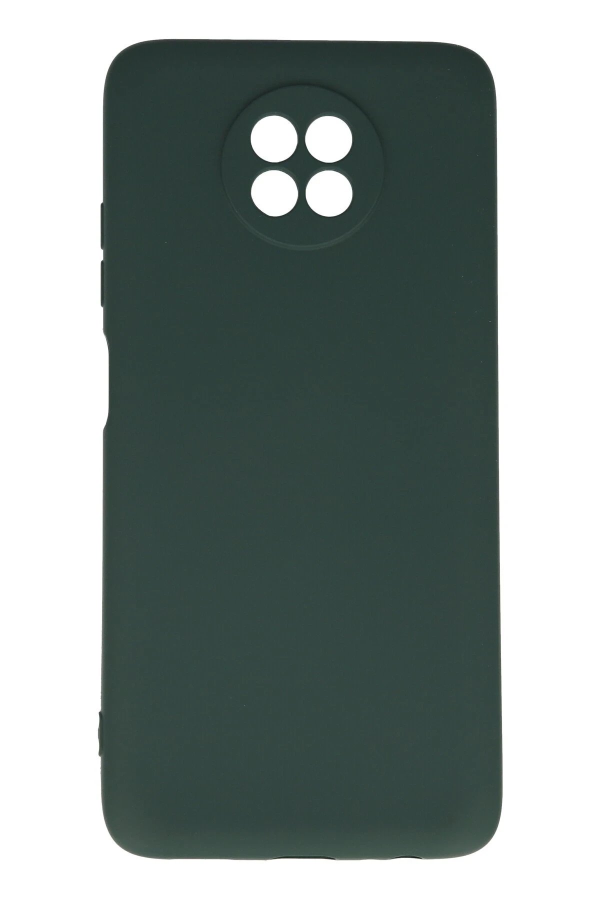 Xiaomi Redmi Note 9 5G Kılıf Nano içi Kadife Silikon - Koyu Yeşil-(5796)