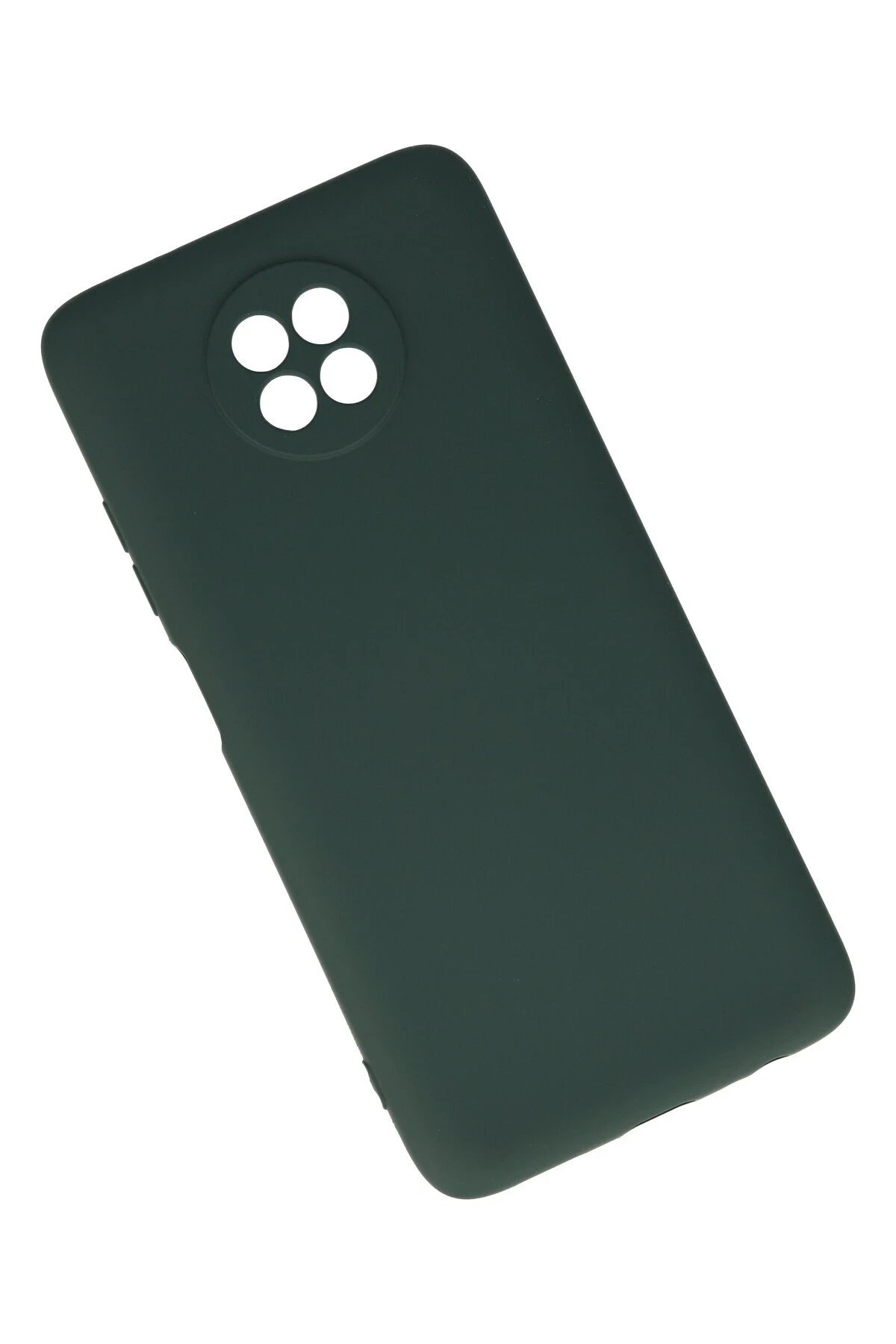 Xiaomi Redmi Note 9 5G Kılıf Nano içi Kadife Silikon - Koyu Yeşil-(5796) - Görsel 2