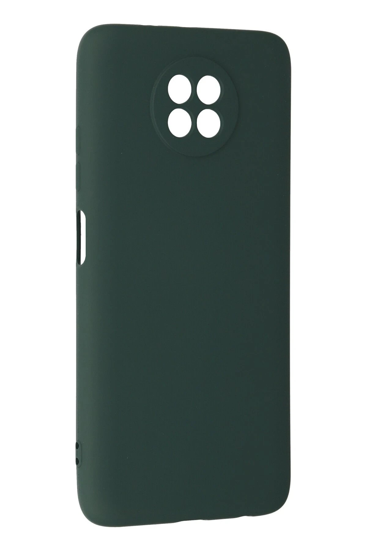 Xiaomi Redmi Note 9 5G Kılıf Nano içi Kadife Silikon - Koyu Yeşil-(5796) - Görsel 3