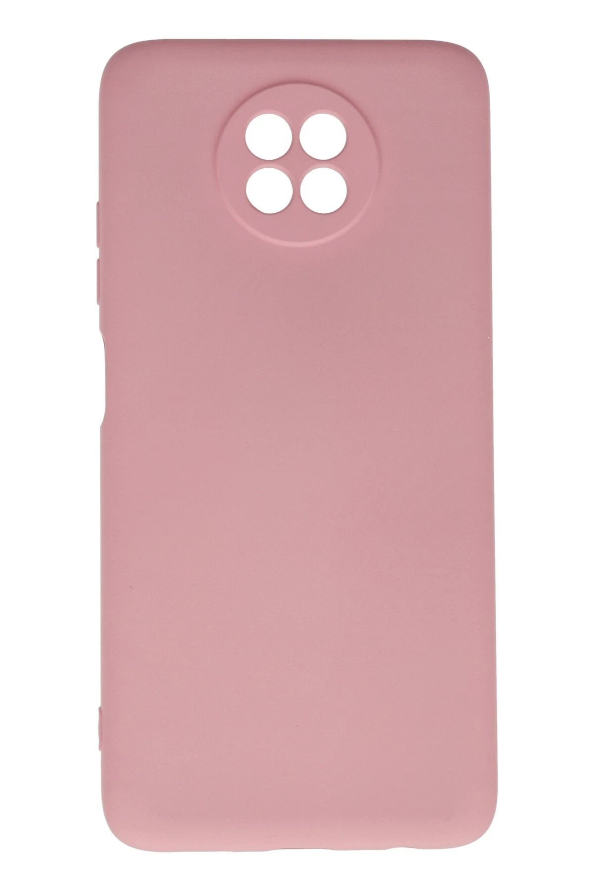 Xiaomi Redmi Note 9 5G Kılıf Nano içi Kadife Silikon - Pembe-(5796)