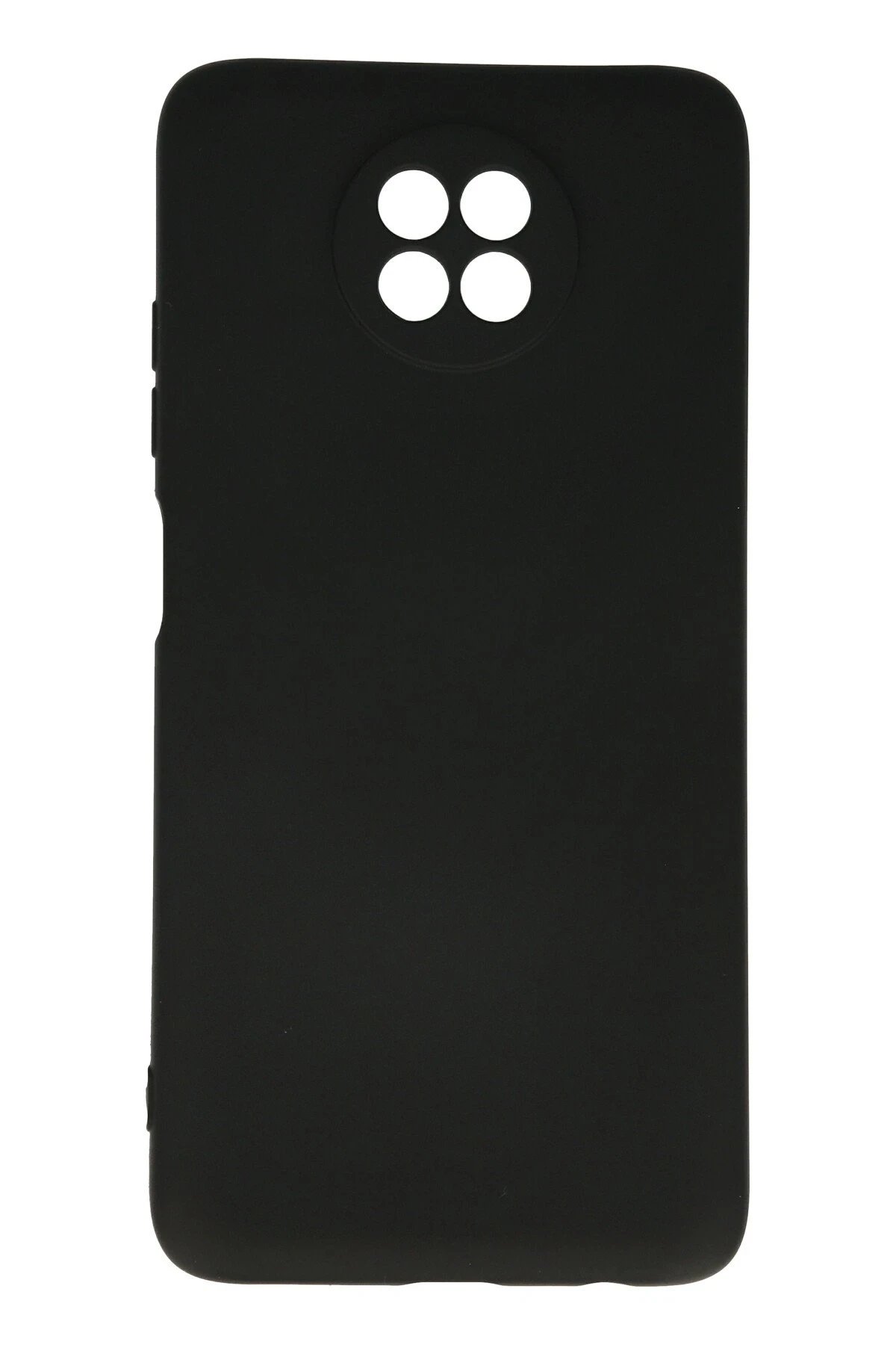 Xiaomi Redmi Note 9 5G Kılıf Nano içi Kadife Silikon - Siyah-(5796)