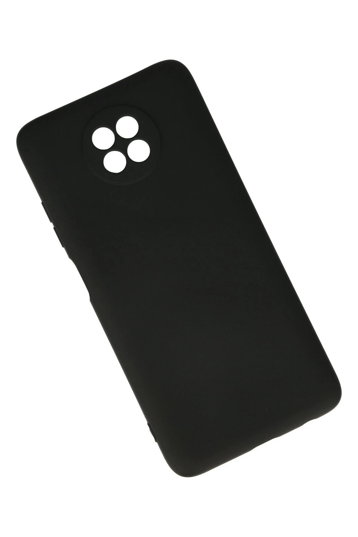 Xiaomi Redmi Note 9 5G Kılıf Nano içi Kadife Silikon - Siyah-(5796) - Görsel 2