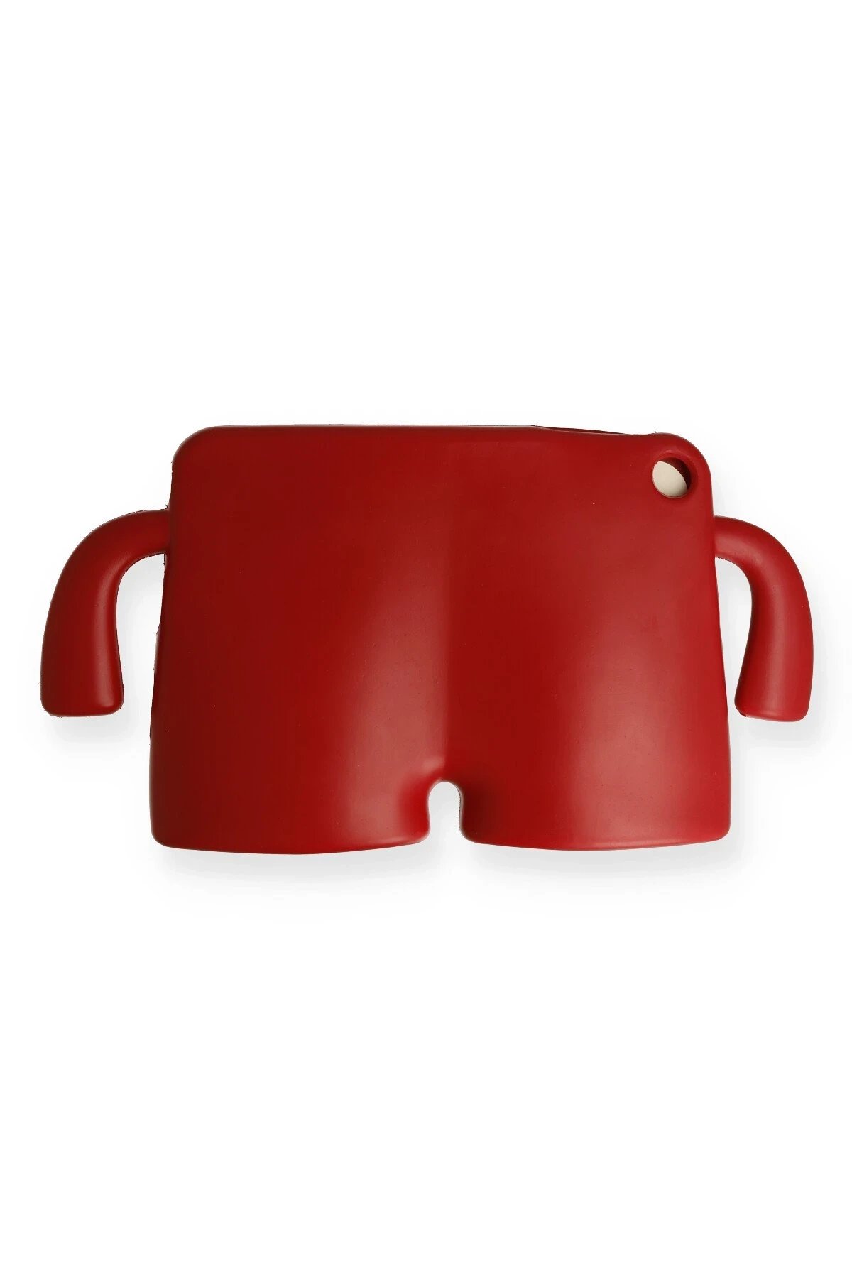 iPad 5 Air 9.7 Kılıf Karakter Tablet Silikon - Kırmızı-(5796) - Görsel 2