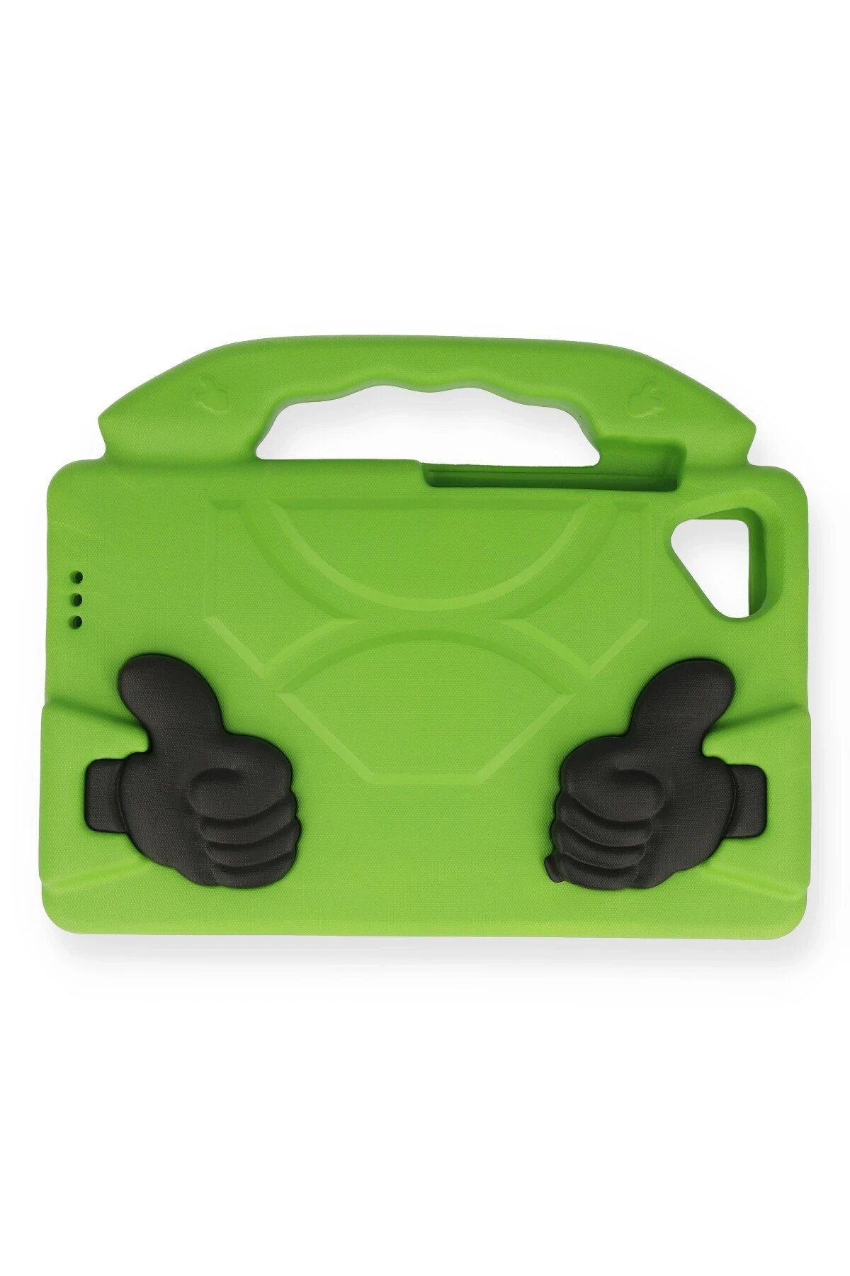 iPad 10.2 (7.nesil) Kılıf Like Stantlı Tablet Silikon - Yeşil-(5796)