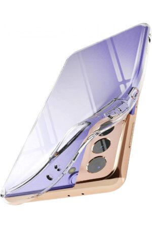 Samsung Galaxy S21 Plus Kılıf Lüx Şeffaf Silikon-(5796)