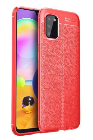 Samsung Galaxy A02S Kılıf Auto Focus Kapak - Kırmızı-(5796)