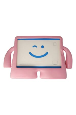 iPad 10.2 (7.nesil) Kılıf Karakter Tablet Silikon - Açık Pembe-(5796)