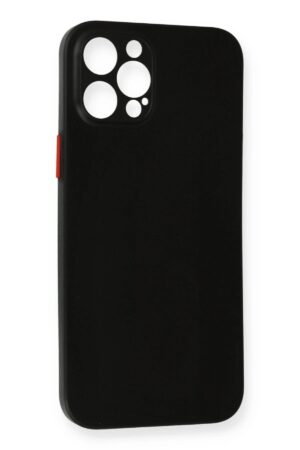 iPhone 12 Pro Kılıf PP Ultra İnce Kapak - Siyah-(5796)