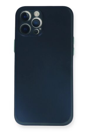 iPhone 12 Pro Kılıf PP Ultra İnce Kapak - Mavi-(5796)