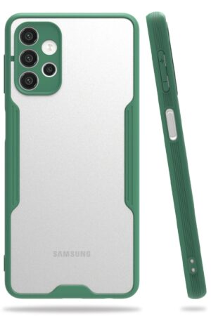 Samsung Galaxy A52 Kılıf Platin Silikon - Yeşil-(5796)