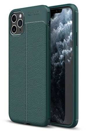 iPhone 11 Pro Max Kılıf Auto Focus Kapak - Yeşil-(5796)