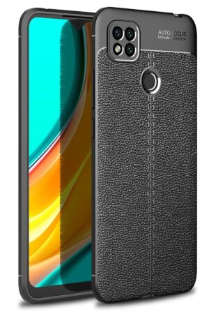 Xiaomi Redmi 9C Kılıf Auto Focus Kapak - Siyah-(5796)