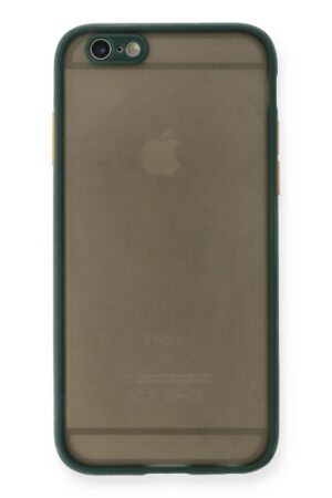 iPhone 6 Kılıf Montreal Silikon Kapak - Yeşil-(5796)