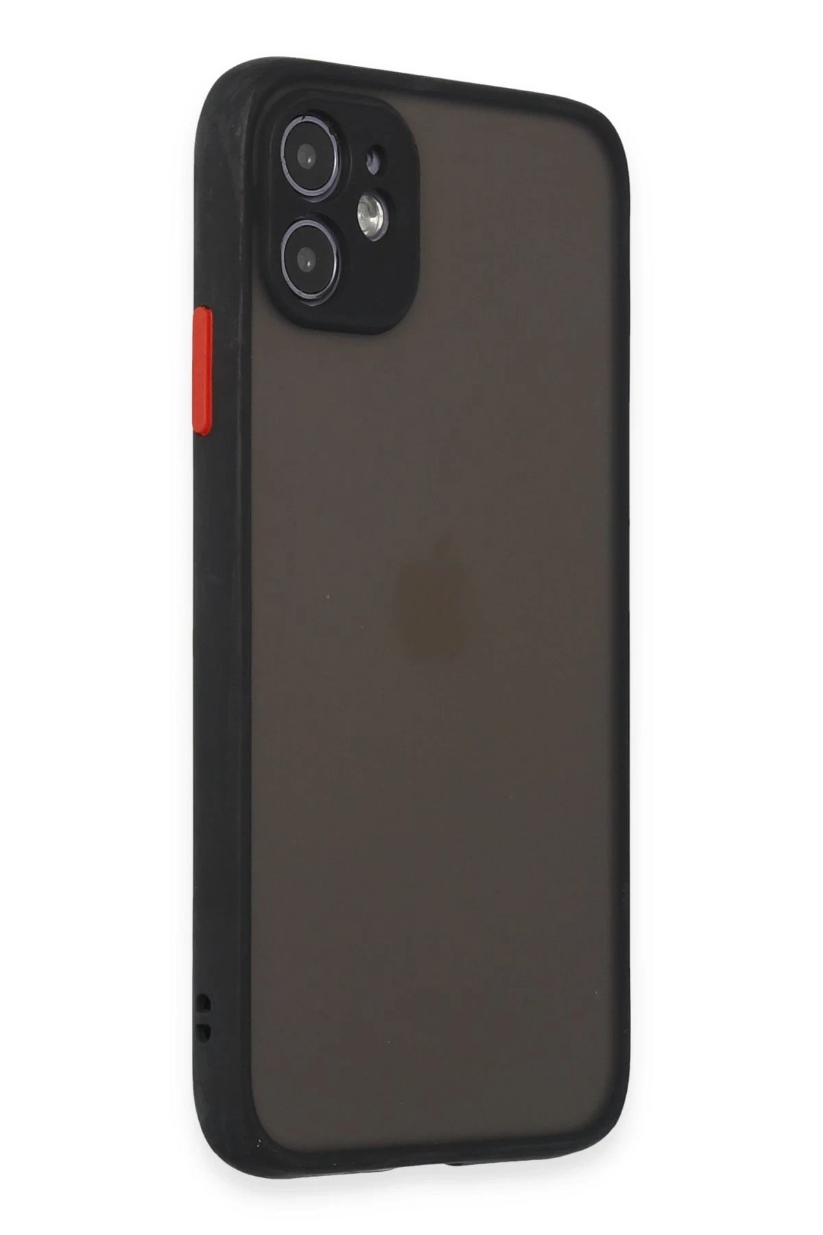 iPhone 11 Kılıf Montreal Silikon Kapak - Siyah-(5796) - Görsel 2