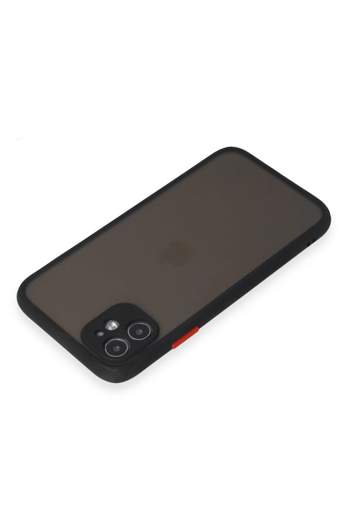 iPhone 11 Kılıf Montreal Silikon Kapak - Siyah-(5796) - Görsel 3