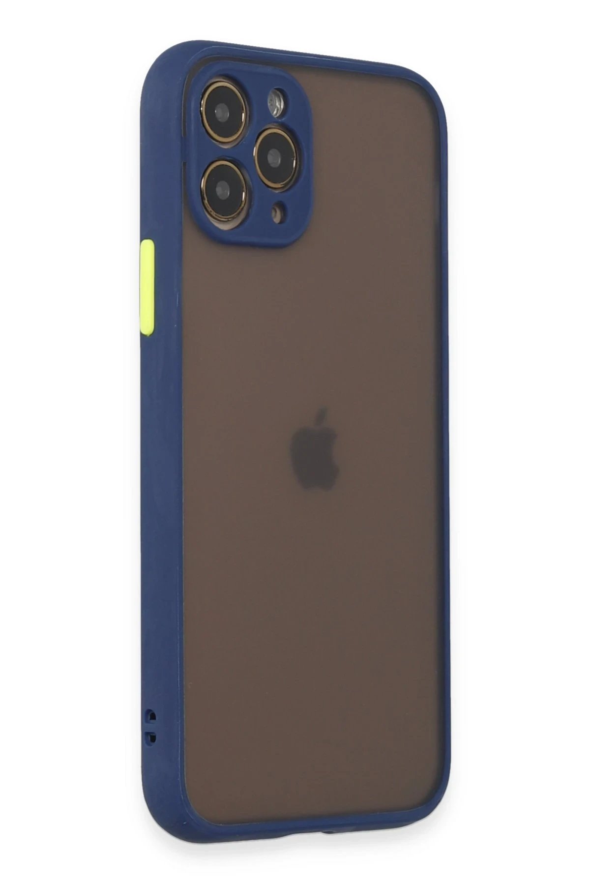 iPhone 11 Pro Kılıf Montreal Silikon Kapak - Lacivert-(5796) - Görsel 2