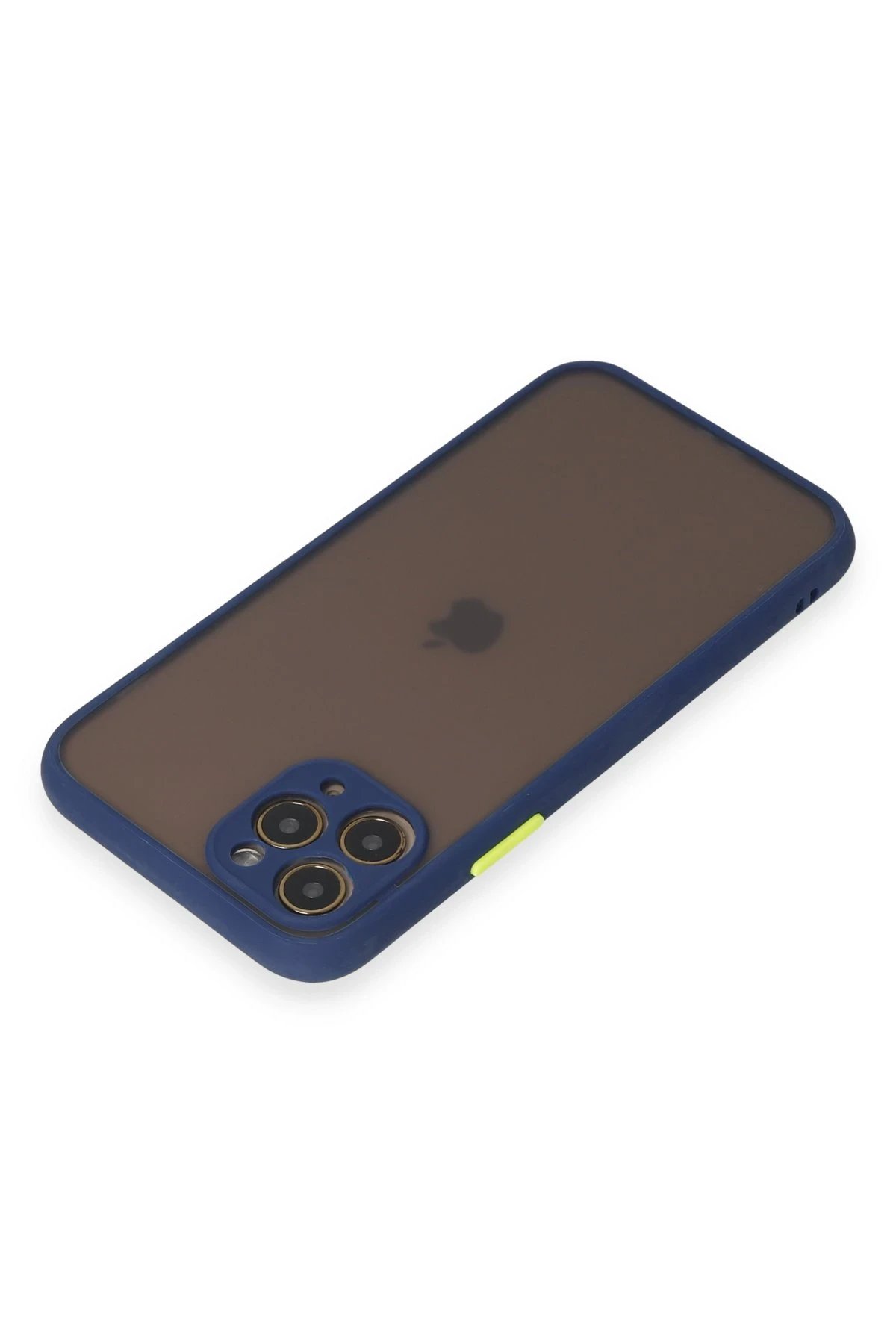 iPhone 11 Pro Kılıf Montreal Silikon Kapak - Lacivert-(5796) - Görsel 3