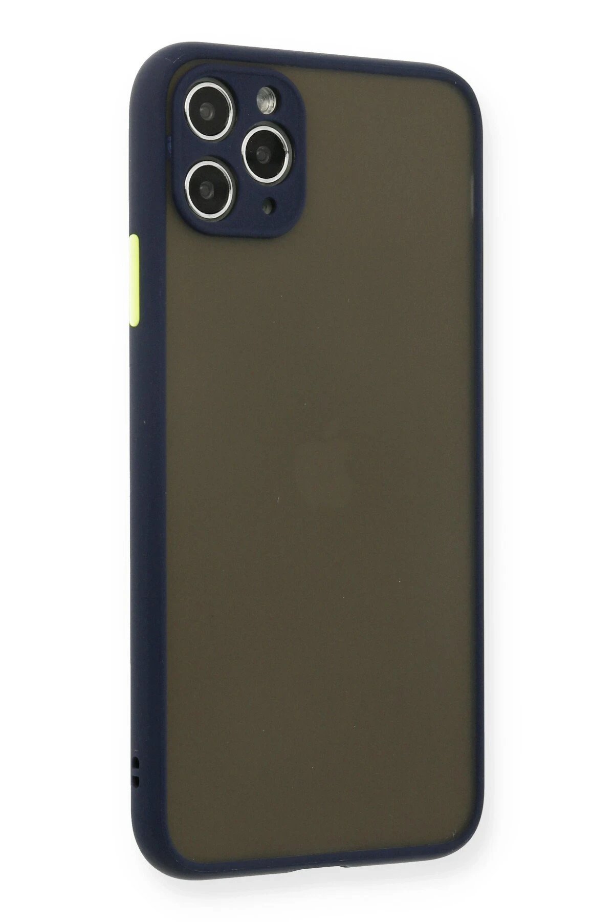 iPhone 11 Pro Max Kılıf Montreal Silikon Kapak - Lacivert-(5796) - Görsel 2