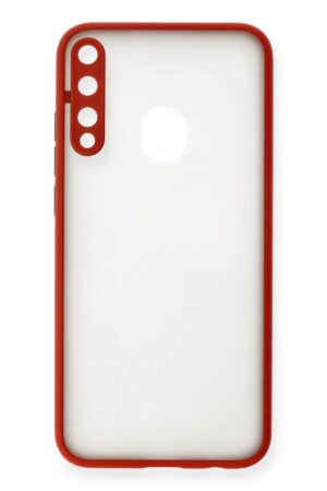 Huawei P40 Lite E Kılıf Montreal Silikon Kapak - Kırmızı-(5796)