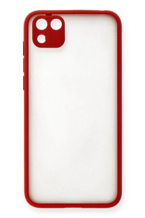 Huawei Y5P Kılıf Montreal Silikon Kapak - Kırmızı-(5796)