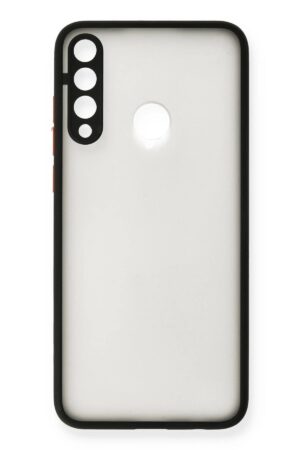 Huawei Y6P Kılıf Montreal Silikon Kapak - Siyah-(5796)