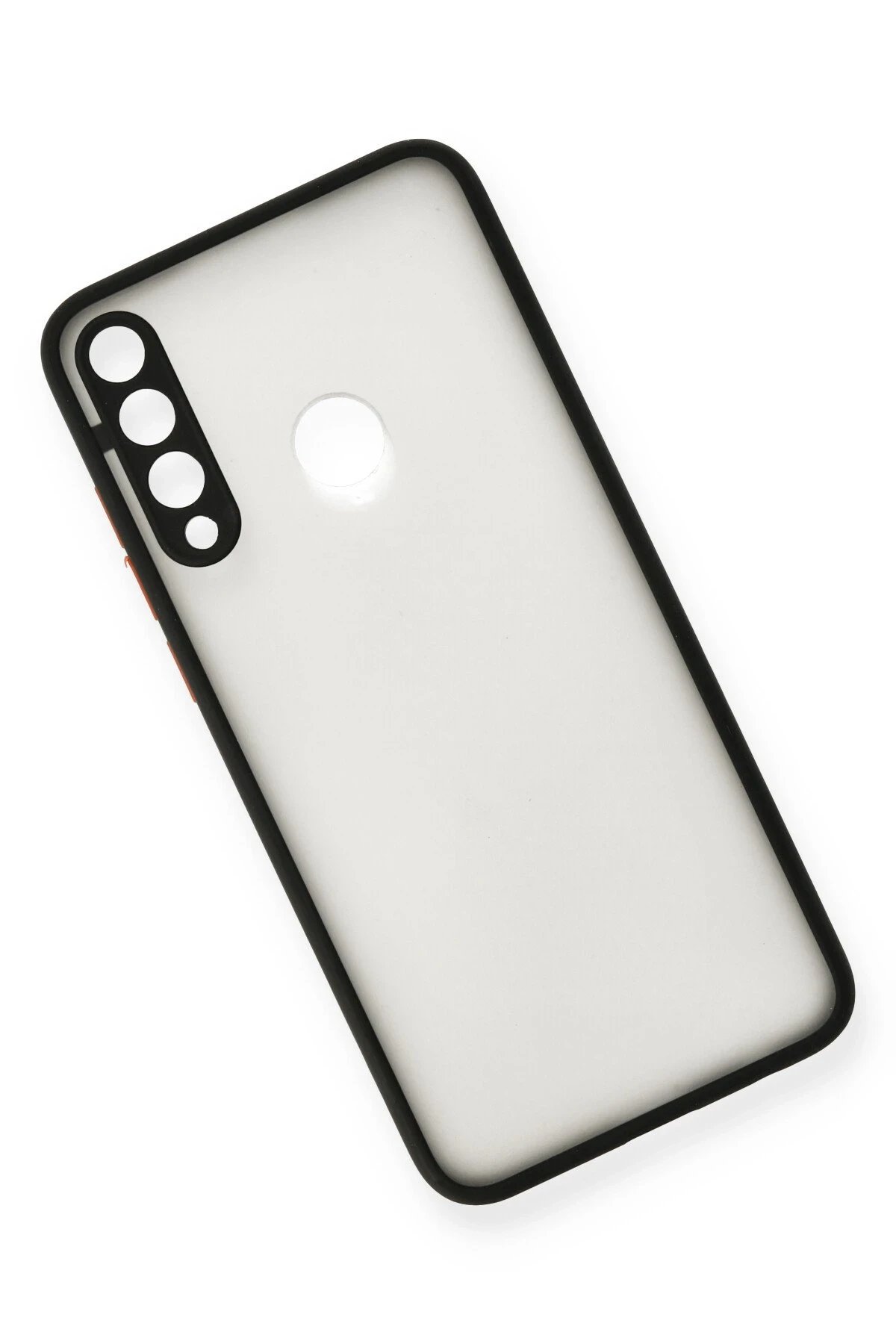 Huawei Y6P Kılıf Montreal Silikon Kapak - Siyah-(5796) - Görsel 3